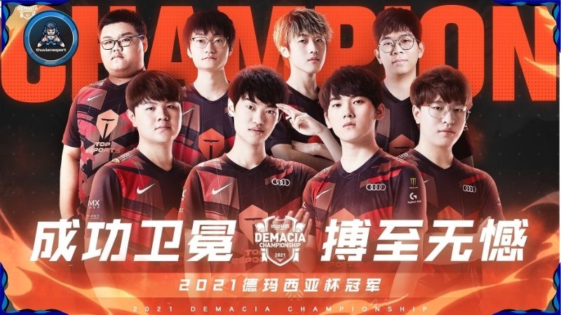 Top Esport là cái tên nổi tiếng đến từ Trung Quốc