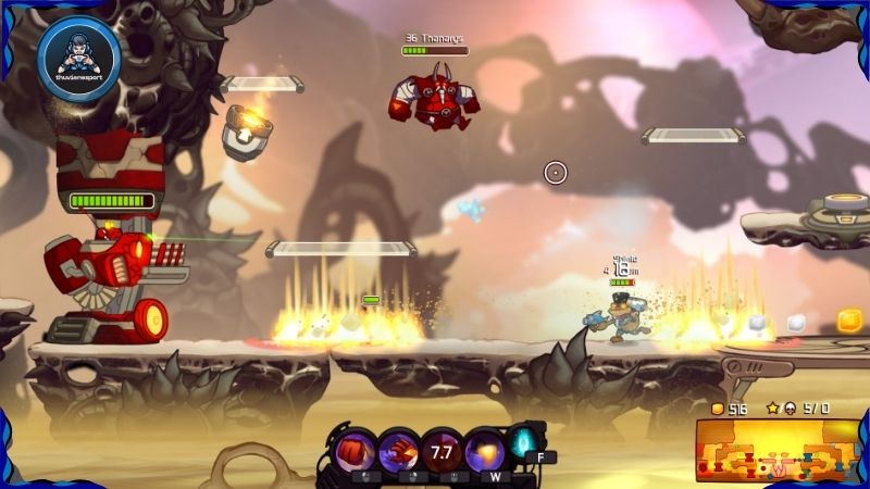 Awesomenauts có thể đấu với bot