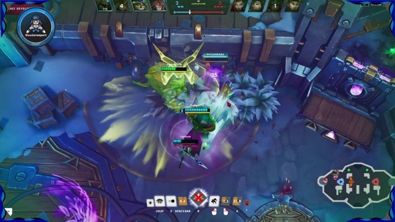 Các lane map trong Fangs