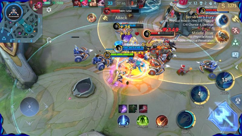 Chia sẻ cách chọn lane và vị trí phù hợp khi chơi 5v5 Mobile Legends