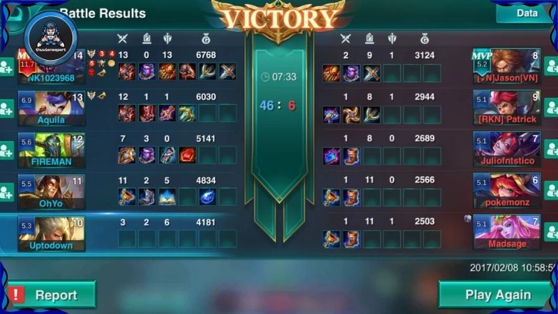 Chọn kỹ năng tùy ý trong Heroes Arena