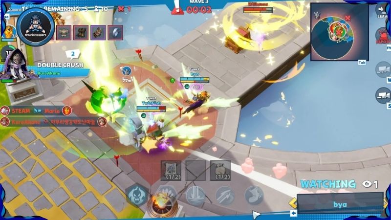 Game Battle Crush có nhiều map