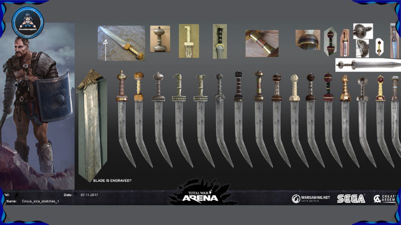 Hệ thống vũ khí và đơn vị chiến đấu trong Total War: ARENA